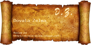 Dovala Zelma névjegykártya